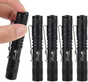 ULTRAFIRE Pocket-Sized Flashlight,Mini Flashlight UF-3AS,70 MAX Lumens,5Pcs(Flashlight Only)