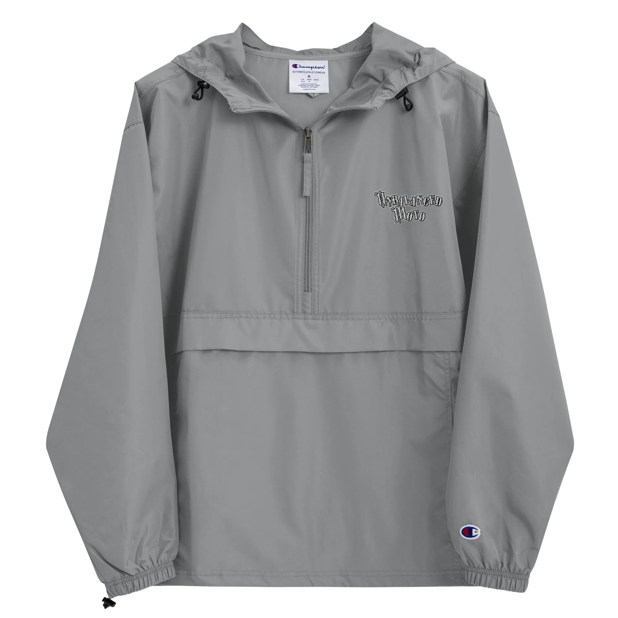 Unbalanced Champion windbreaker