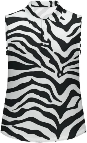 UNMUTTON Women's Sleeveless Golf Top Polo Shirts Quick Dry Tennis T-Shirts Moisture Wicking Athletic Tank Top