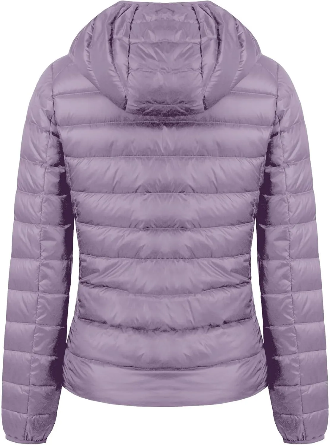 Valennia Women's Short Down Coat Packable Puffer Jacket With Hooded Winter Ultra Light Outerwear