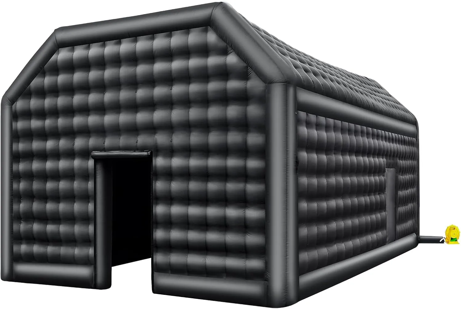 VEVOR Inflatable Nightclub, 26.2 x 19.7 x 13.1 Ft, Blow up Party Tent with Disco Lights & 1100W Blower, Large Inflatable Night Club Tent for Adults, Inflatable House Cube for Wedding Birthday Black