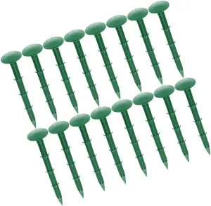 VICASKY 150Pcs Ground Stakes for Gardening and Landscape Durable Tent Fixing Tools Spike Stakes for Anchoring Plants Tarps Canopies and Landscape