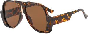 Vintage Oversized Punk Women Sunglasses Trendy Men Popular Outdoor Travel Sunglasses Uv400