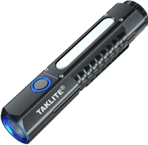 Viper 2000 Lumen Tactical Flashlight for Military, Police, Civilian, Hiking, Camping, Fishing, Hunting with Magnetic Tailcap, Waterproof, Belt Clip