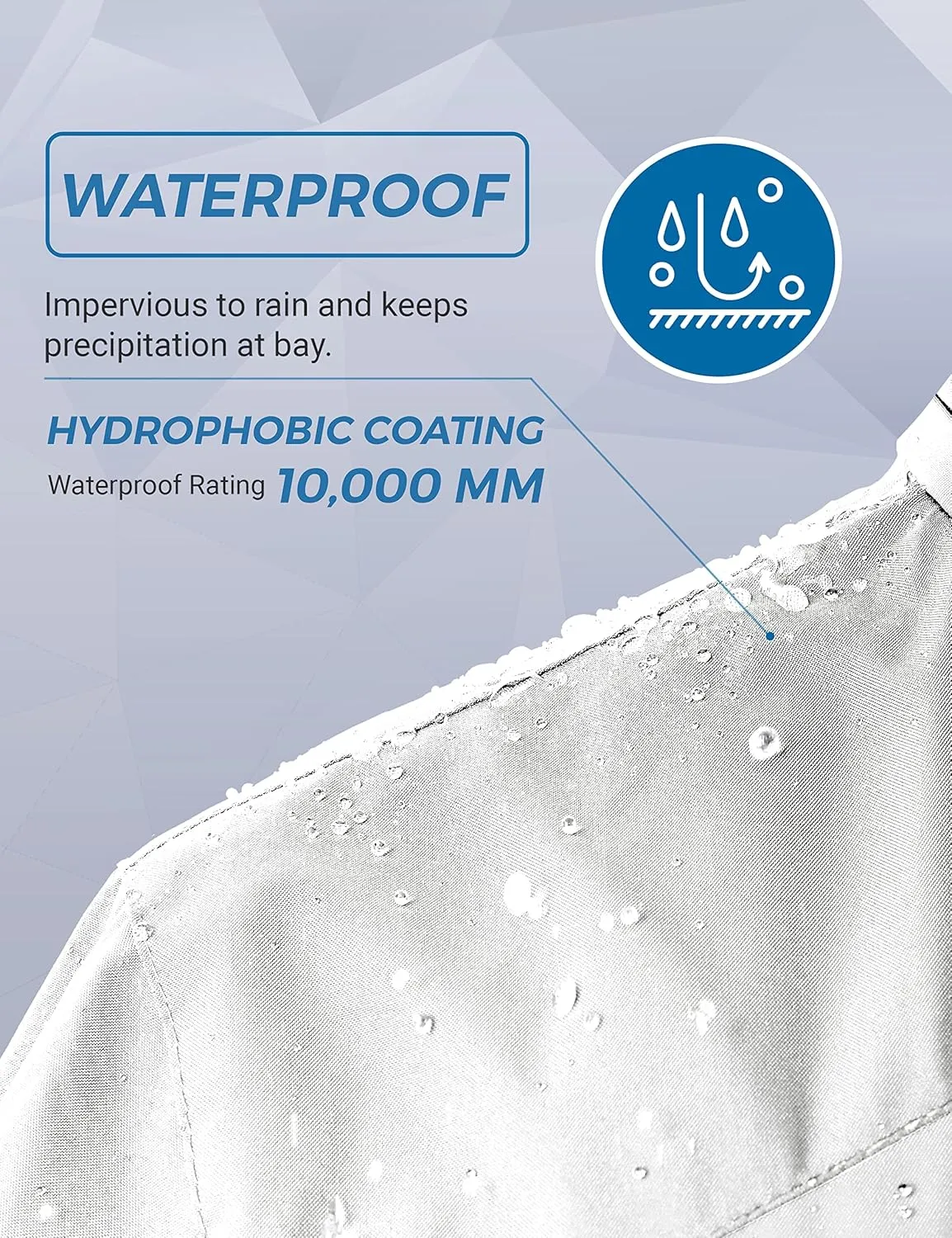 wantdo Men's Mountain Waterproof Ski Jacket Windproof Rain Jacket Winter Warm Hooded Coat