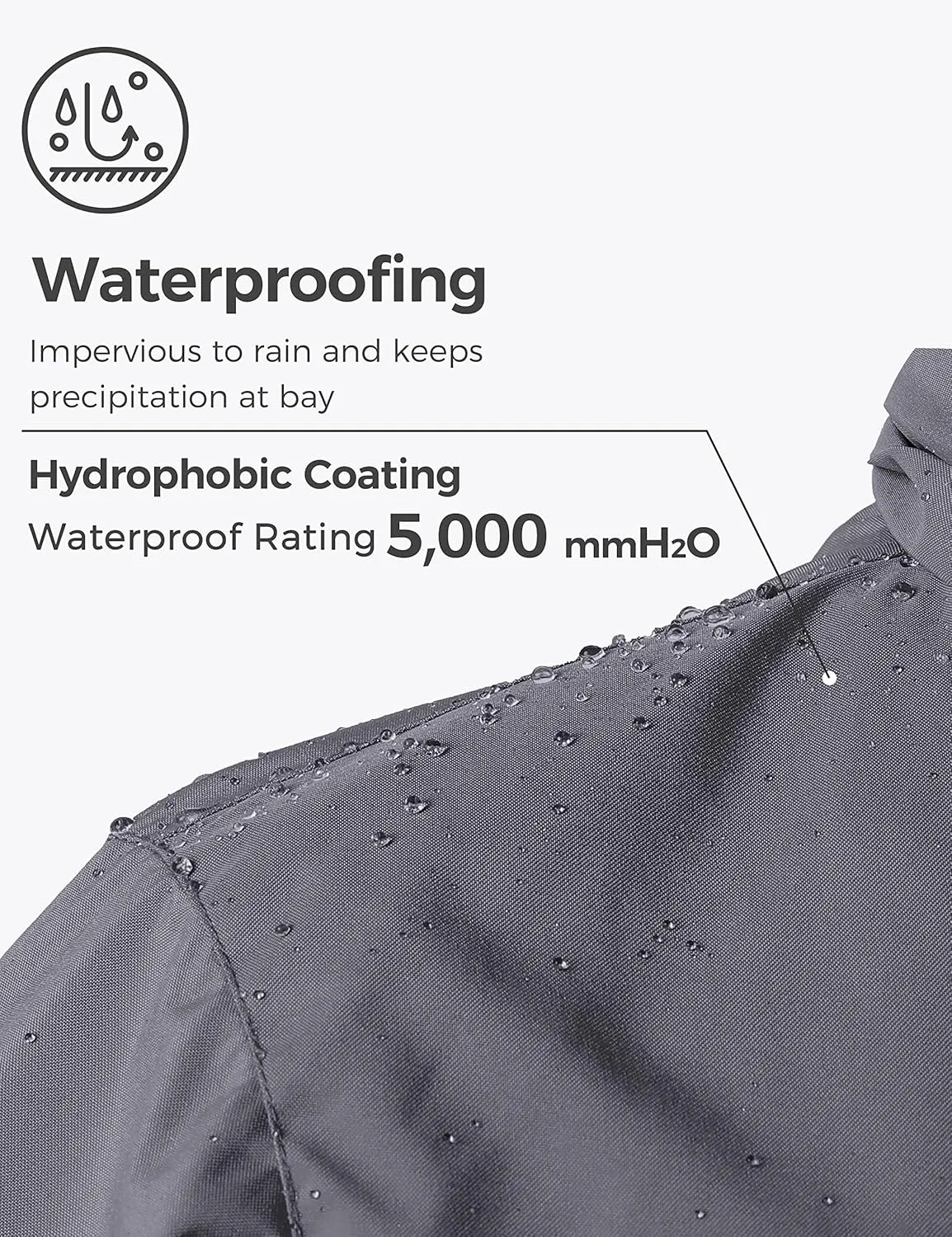 Wantdo Men's Waterproof 3 in 1 Ski Jacket Warm Winter Coat Windproof Snowboarding Jackets with Detachable Puffer Coat