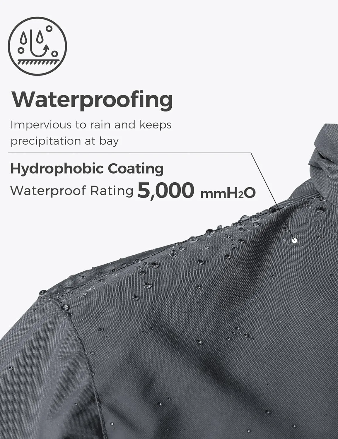 Wantdo Men's Waterproof 3 in 1 Ski Jacket Warm Winter Coat Windproof Snowboarding Jackets with Detachable Puffer Coat