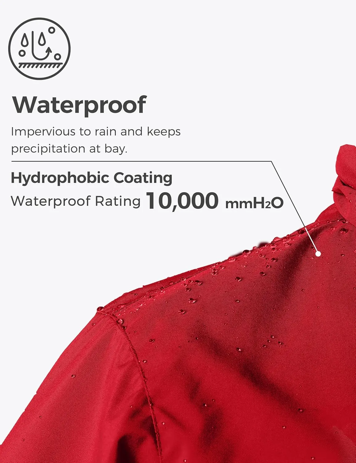 Wantdo Women's Waterproof Ski Jacket Windproof Winter Snow Coat Mountain Snowboarding Jackets Outdoor Fleece Parka