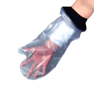 Waterproof Cast Cover for Shower - Hand Protector for Adult Sleeve Bag Surgery Injury Plaster Protection Elastic Seal Reusable Shower Guard