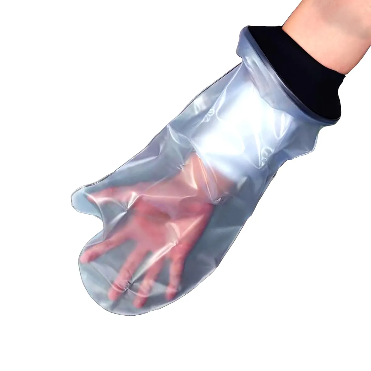 Waterproof Cast Cover for Shower - Hand Protector for Adult Sleeve Bag Surgery Injury Plaster Protection Elastic Seal Reusable Shower Guard