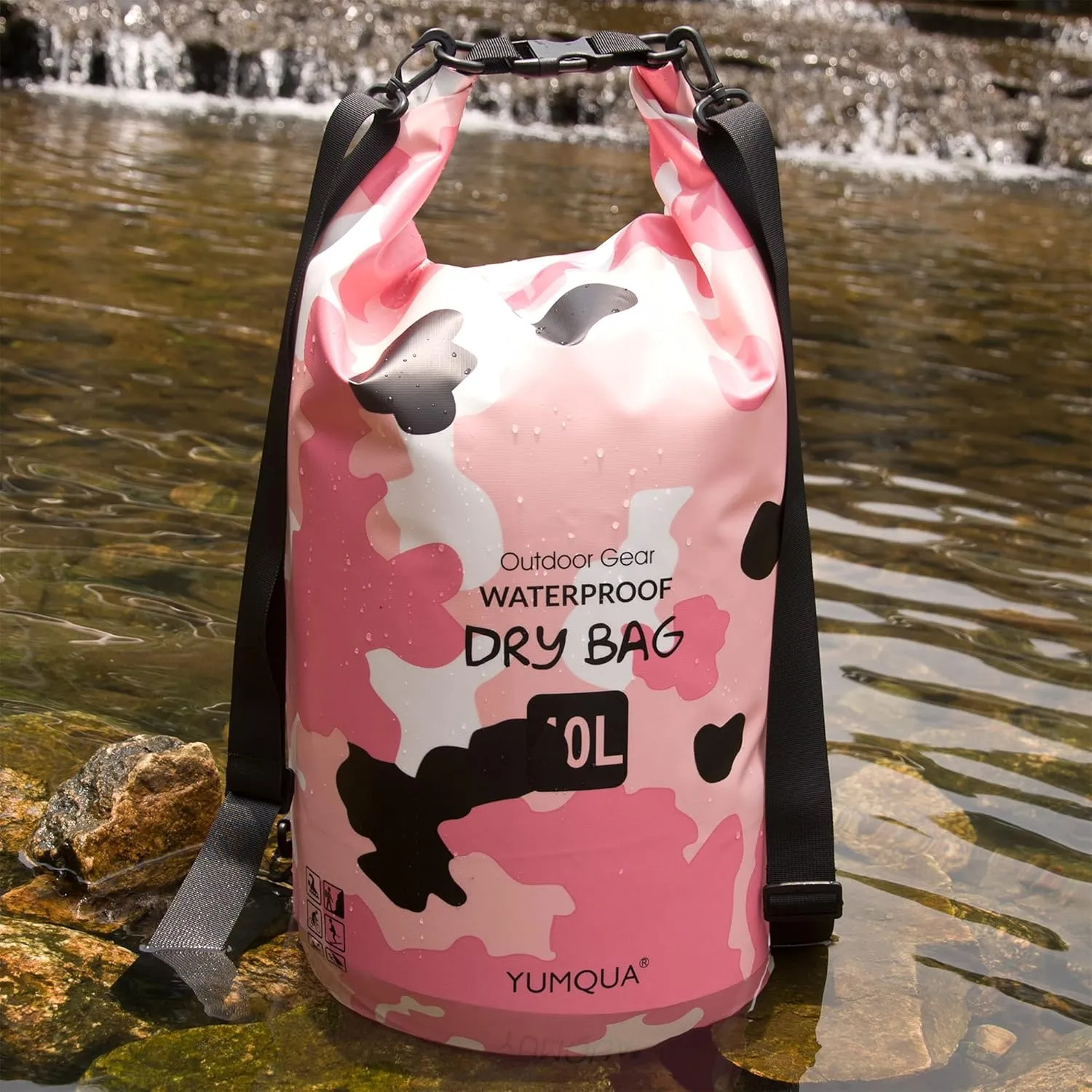 Waterproof Dry Bag Backpack 5L/10L/20L/30L/40L, Roll Top Floating Waterproof Storage Bags for Kayaking, Boating, Swimming, Hiking, Camping and Fishing