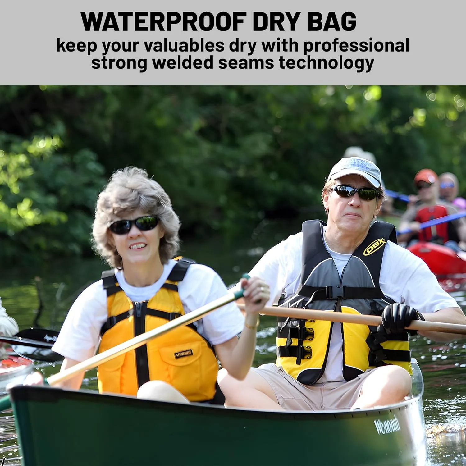 Waterproof Dry Bag,Roll Top Modern Abstract Art Heart Shape Waterproof Backpack 5L/10L/20L Floating and Lightweight Bags for Kayaking, Boating, Fishing, Swimming and Camping