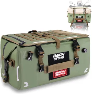 Waterproof Motorcycle Tail Bag, 40L Waterproof Duffel Bag, Motorcycle Dry Bag, Multifunctional Luggage Bag with Shoulder Straps for Travel, Camping, Fishing