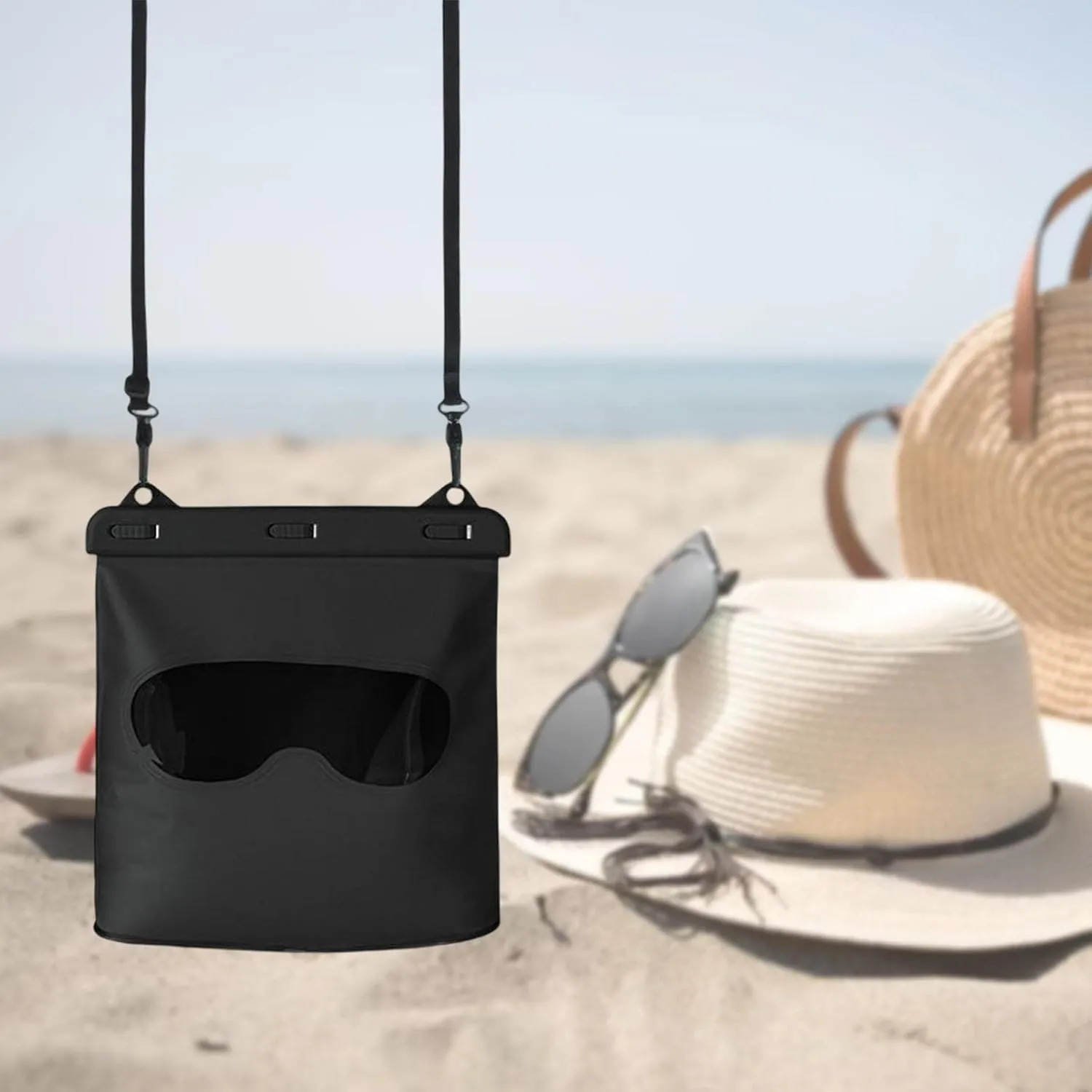 Waterproof Storage Bag, Shoulder Strap Adjustable Dry Bags, for Water Sports Swim Training Fishing Kayaking Hiking