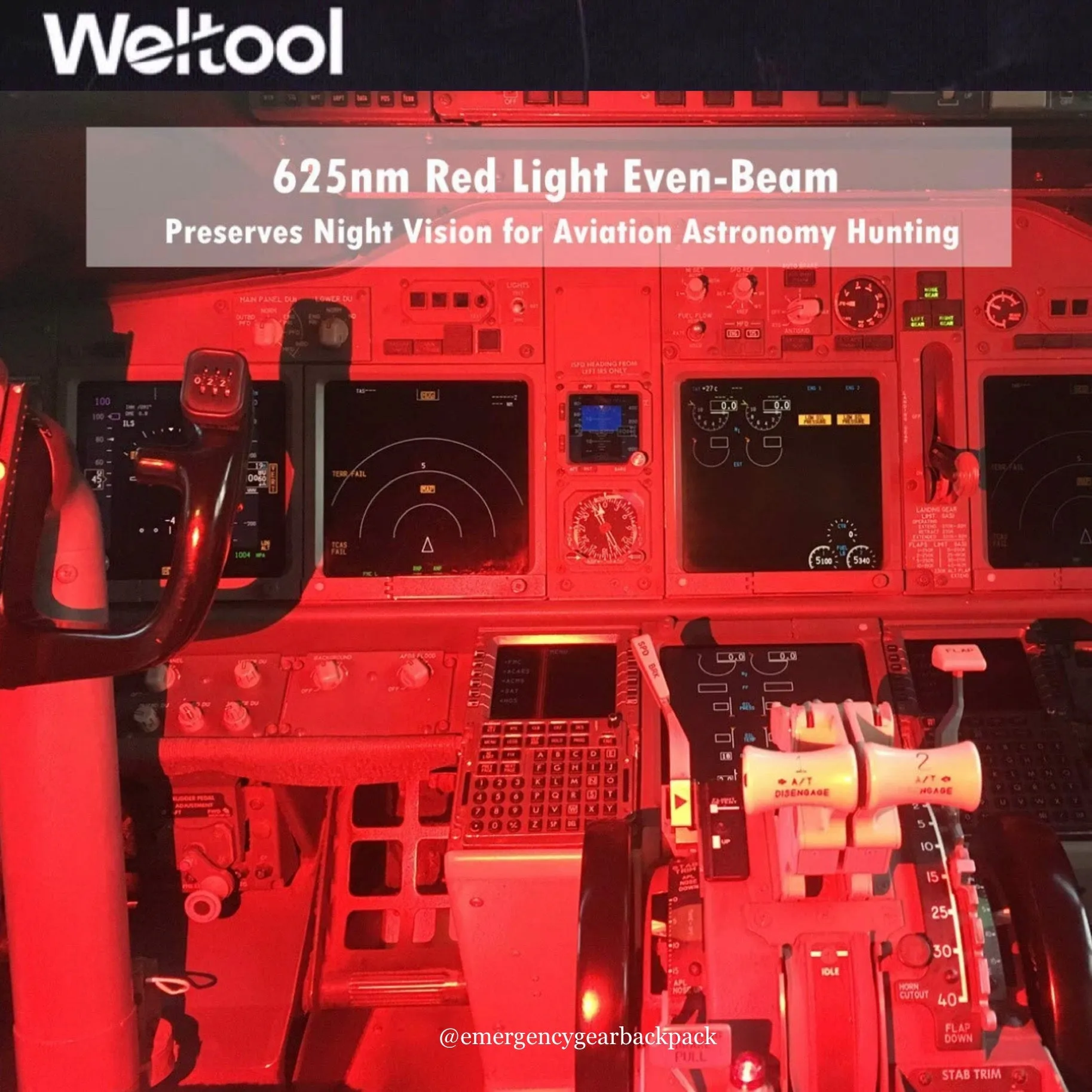 Weltool M7-RD Red Light (625nm)