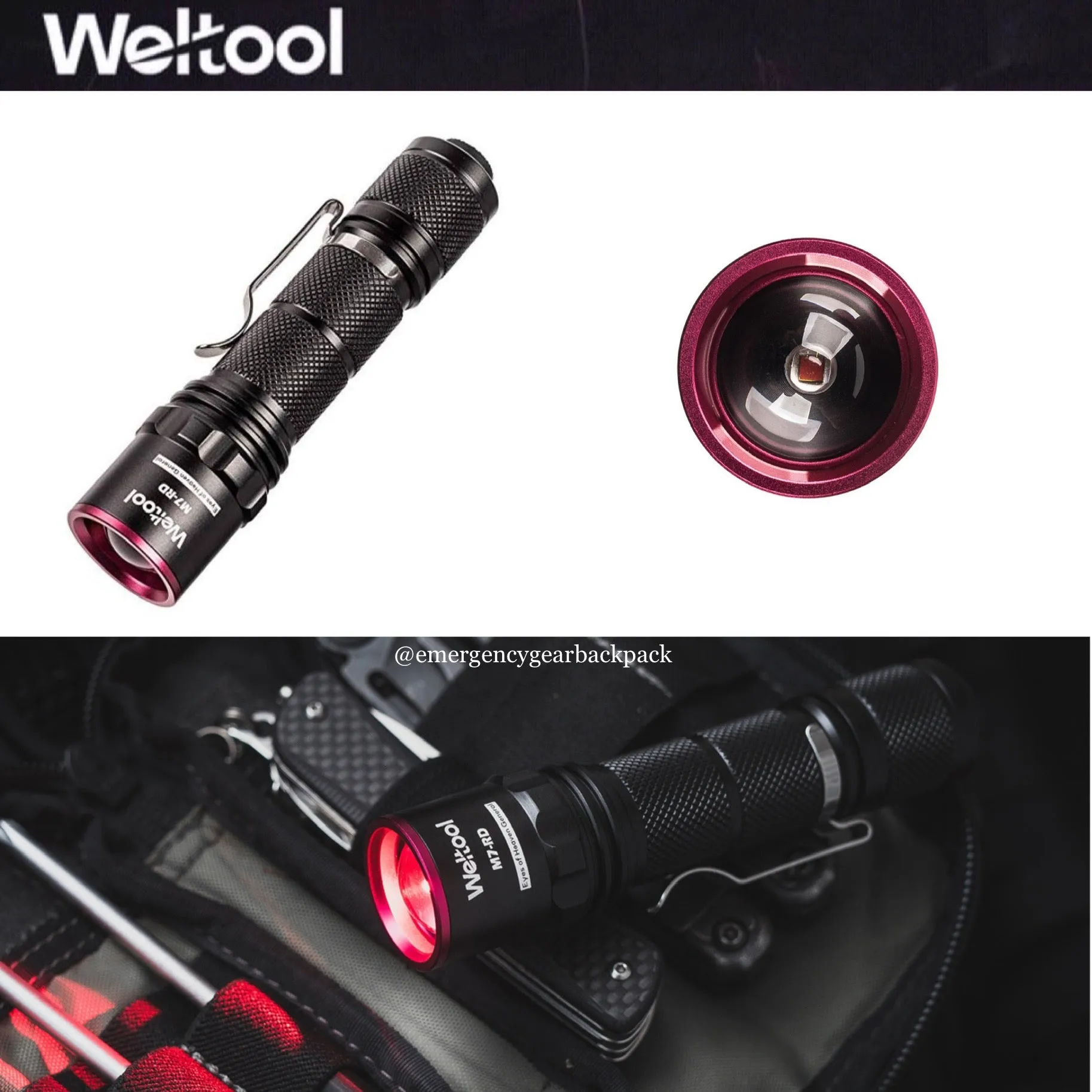 Weltool M7-RD Red Light (625nm)
