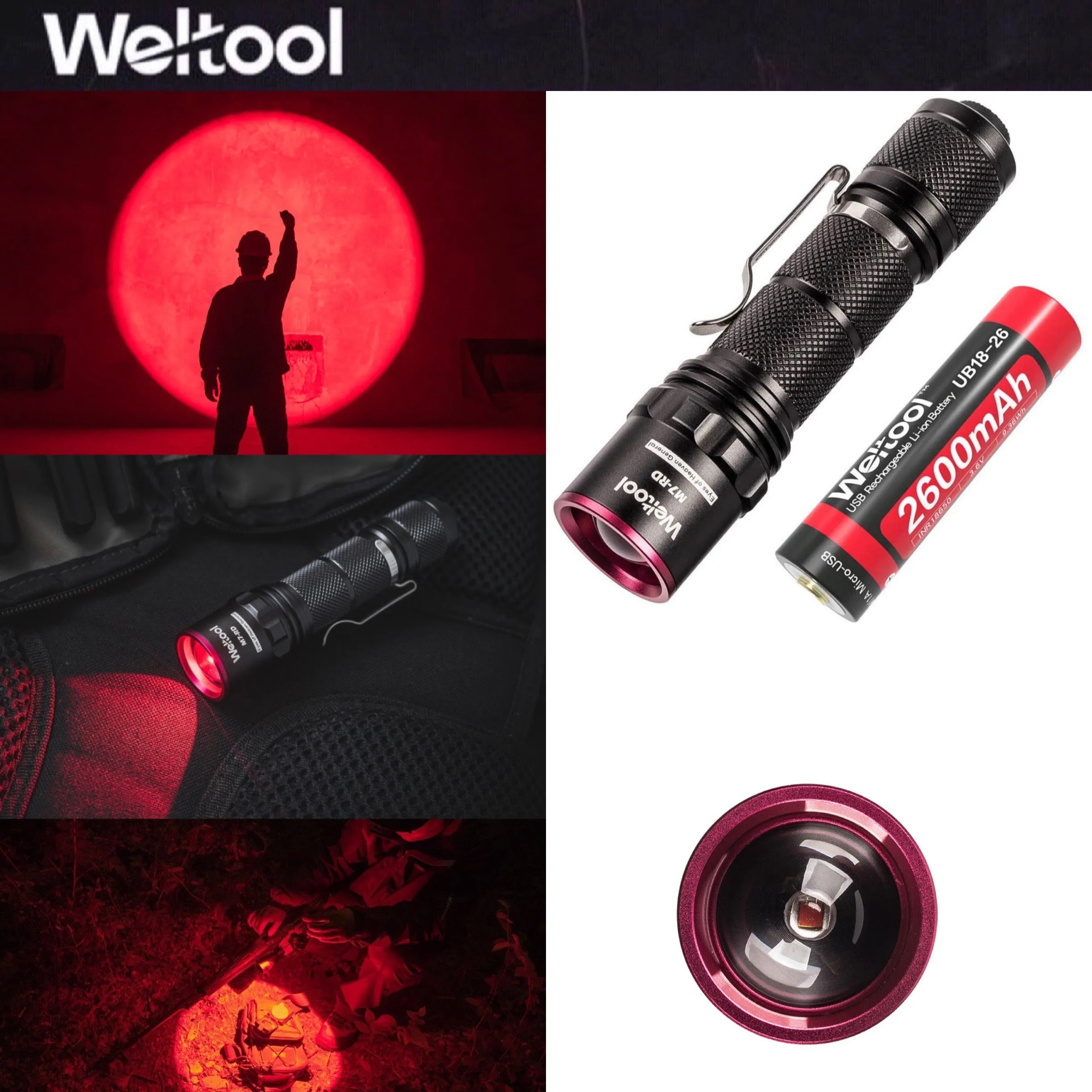 Weltool M7-RD Red Light (625nm)