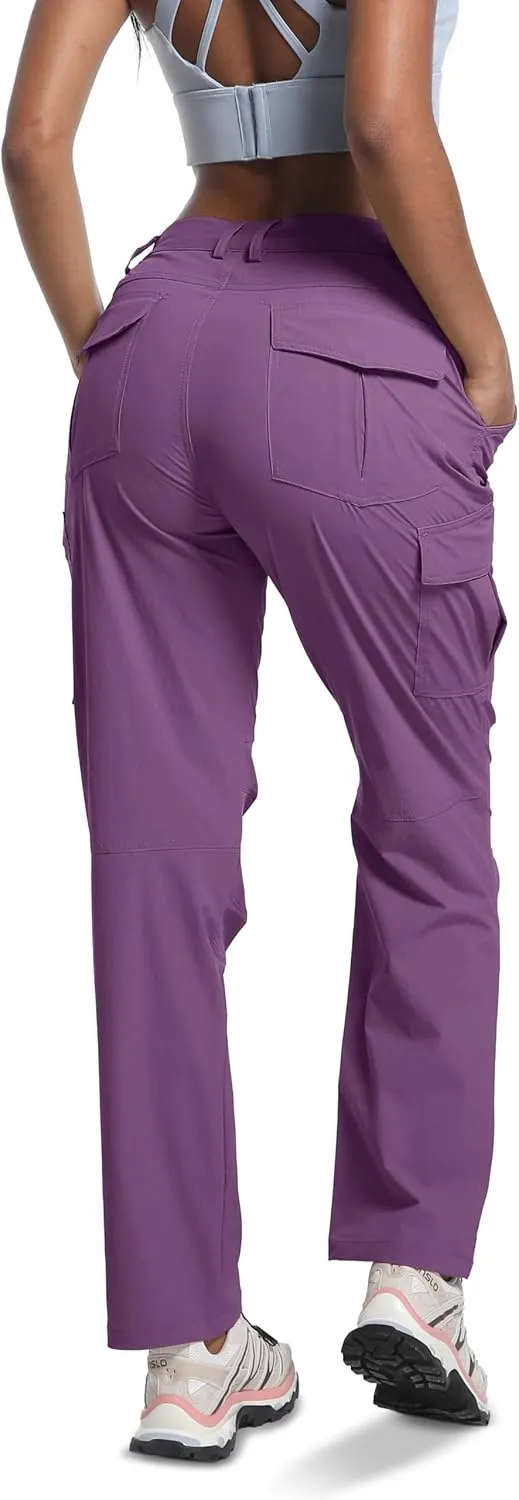 WENRONSTA Women's Hiking Cargo Pants Lightweight Quick Dry Waterproof UPF 50  Camping Fishing Travel Outdoor Work Pants