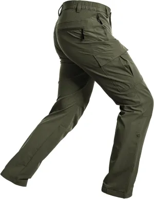 Wespornow Men's-Hiking-Pants Lightweight Water Resistant Quick Dry Outdoor Pants for Fishing Travel Camping