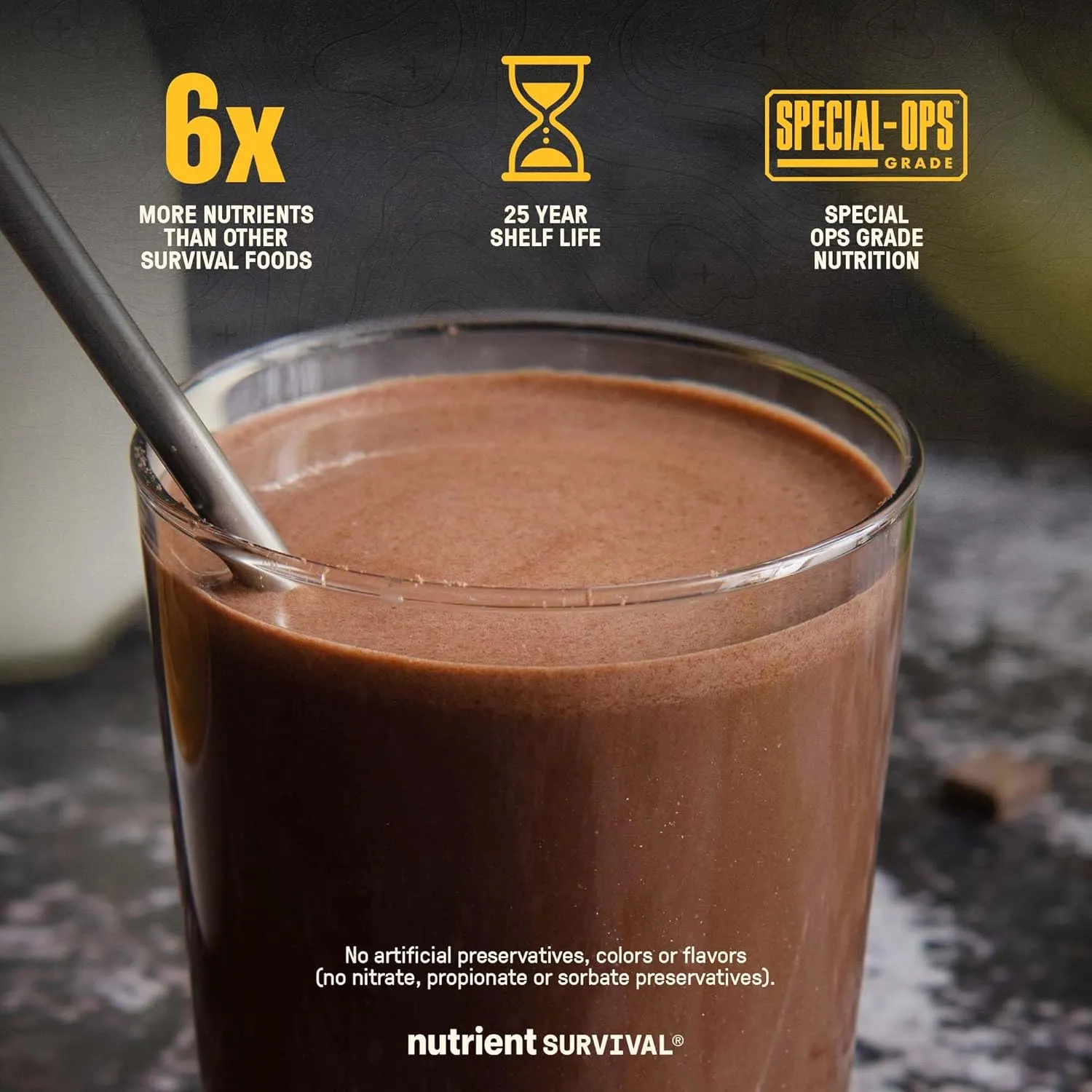 Whey Protein Powder Shake Chocolate Shake Gluten-Free, High-Protein Breakfast or Meal Replacement Shake, Perfect Dark Chocolate Smoothie Beverage (15 Servings)
