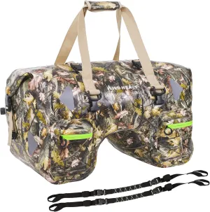 WILD HEART Dry Motorcycle Tail bag 70L/50L With Rope Straps and Inner Pocket Waterproof PVC 500D for Travel,Motorcycle and so on