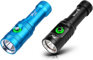 WINDFIRE Dive Light Scuba Diving Flashlight Underwater Waterproof Flashlight