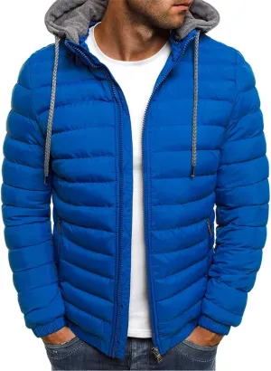 Winter Coats for Men Lightweight Puffer Jacket Zip Up Padded Coat Packable Down Jacket Quilted Insulated Jackets