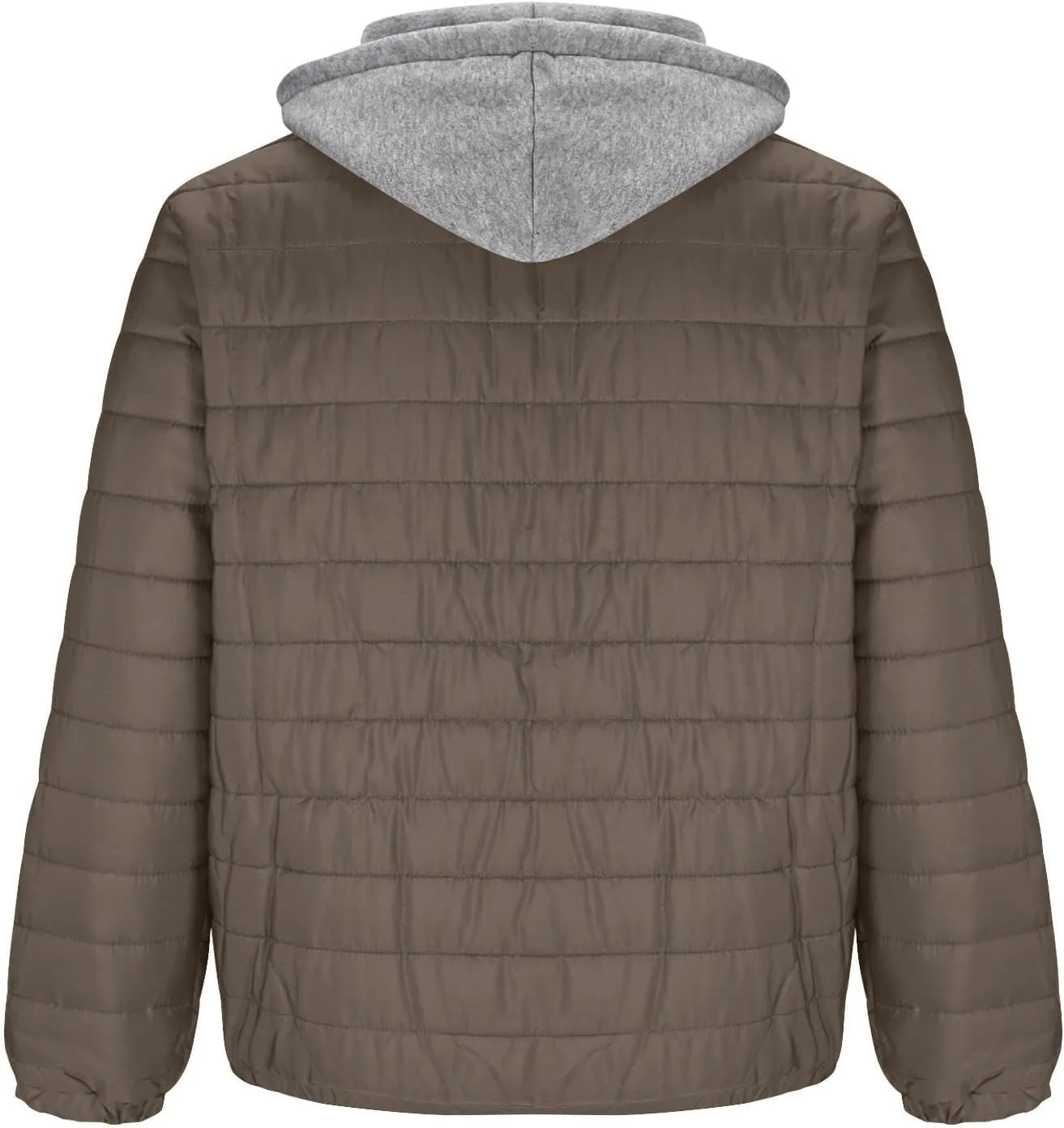 Winter Jackets for Men Lightweight Puffer Jacket Zip up Padded Coat Packable Down Jacket Quilted Insulated Jacket