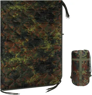 WINWAY Outdoor Down Camping Blanket Military Camping Sleeping Bag with Zipper,Packable Waterproof Lightweight Poncho Liner for Hiking,Travel, Stadium