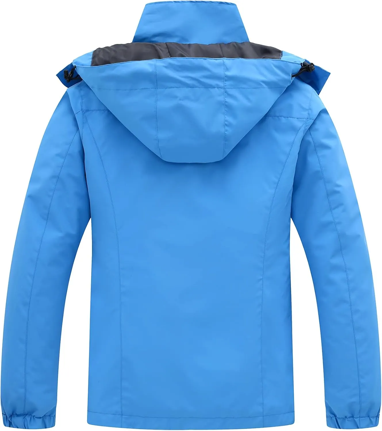 Women's 3 in 1 Ski Jacket Mountain Waterproof Windproof Winter Snow Coat Hike Snowboarding Jackets Hooded Warm Raincoat