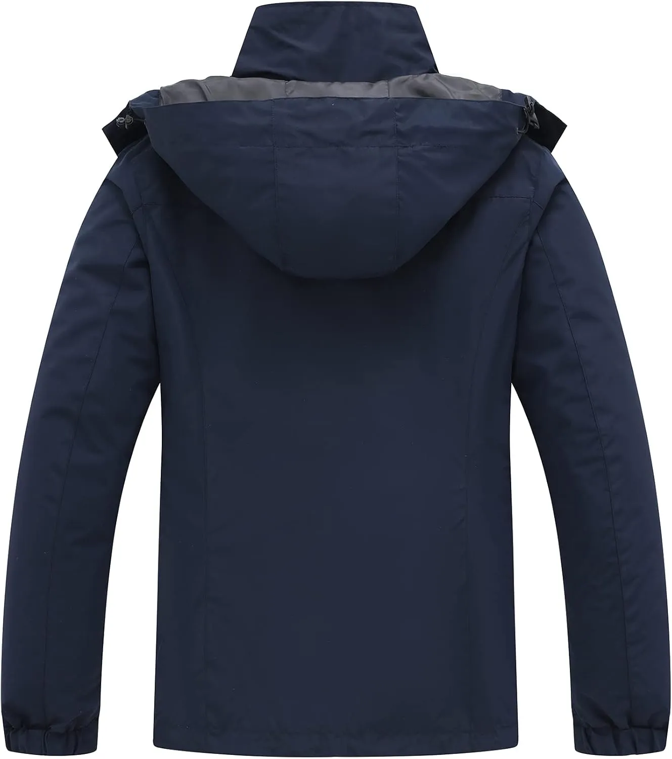Women's 3 in 1 Ski Jacket Mountain Waterproof Windproof Winter Snow Coat Hike Snowboarding Jackets Hooded Warm Raincoat