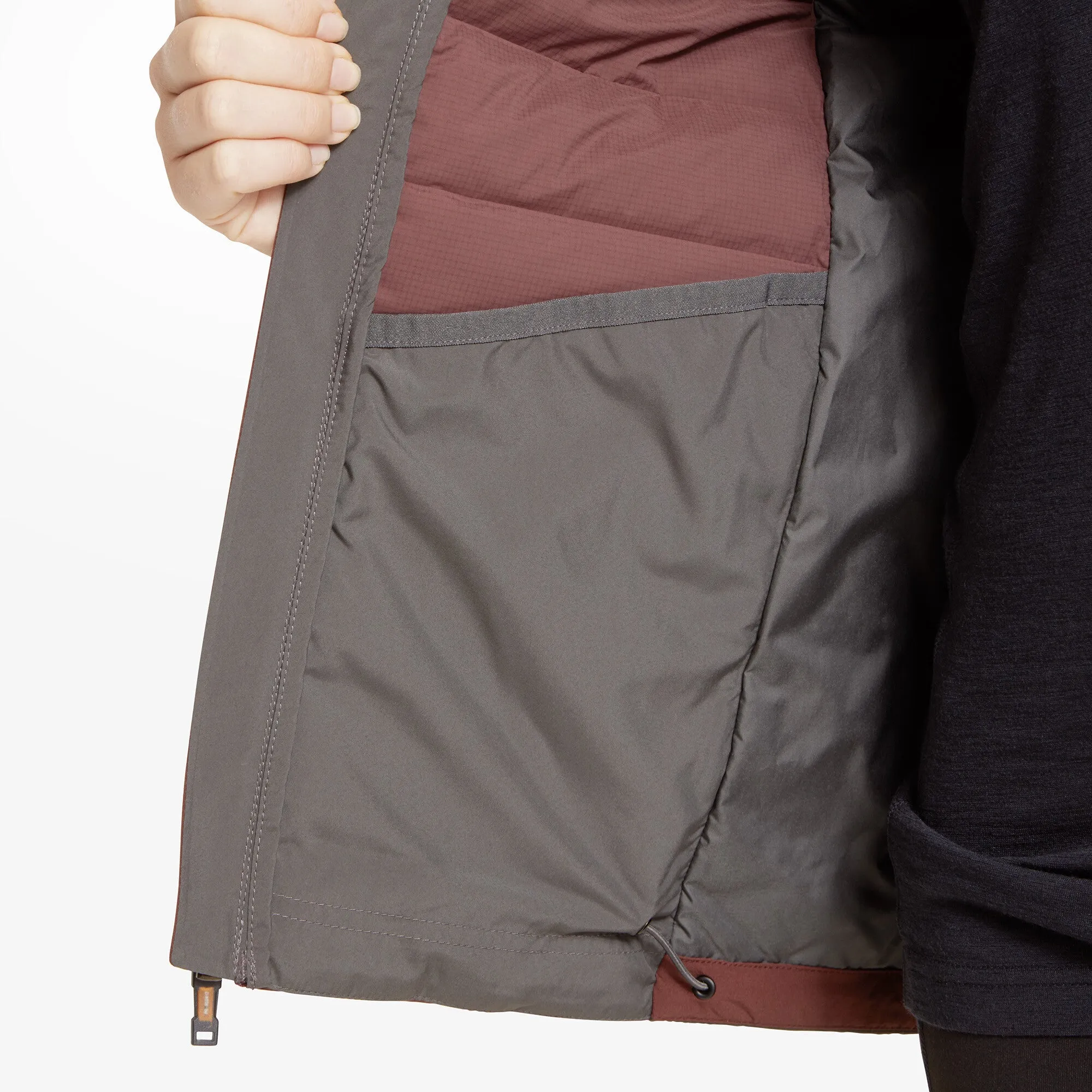 Womens Divide Fusion Stretch Jacket - Amaranth/Ash