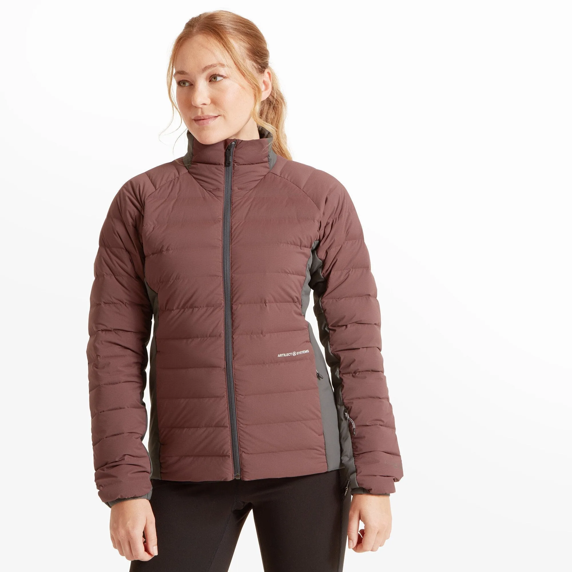 Womens Divide Fusion Stretch Jacket - Amaranth/Ash