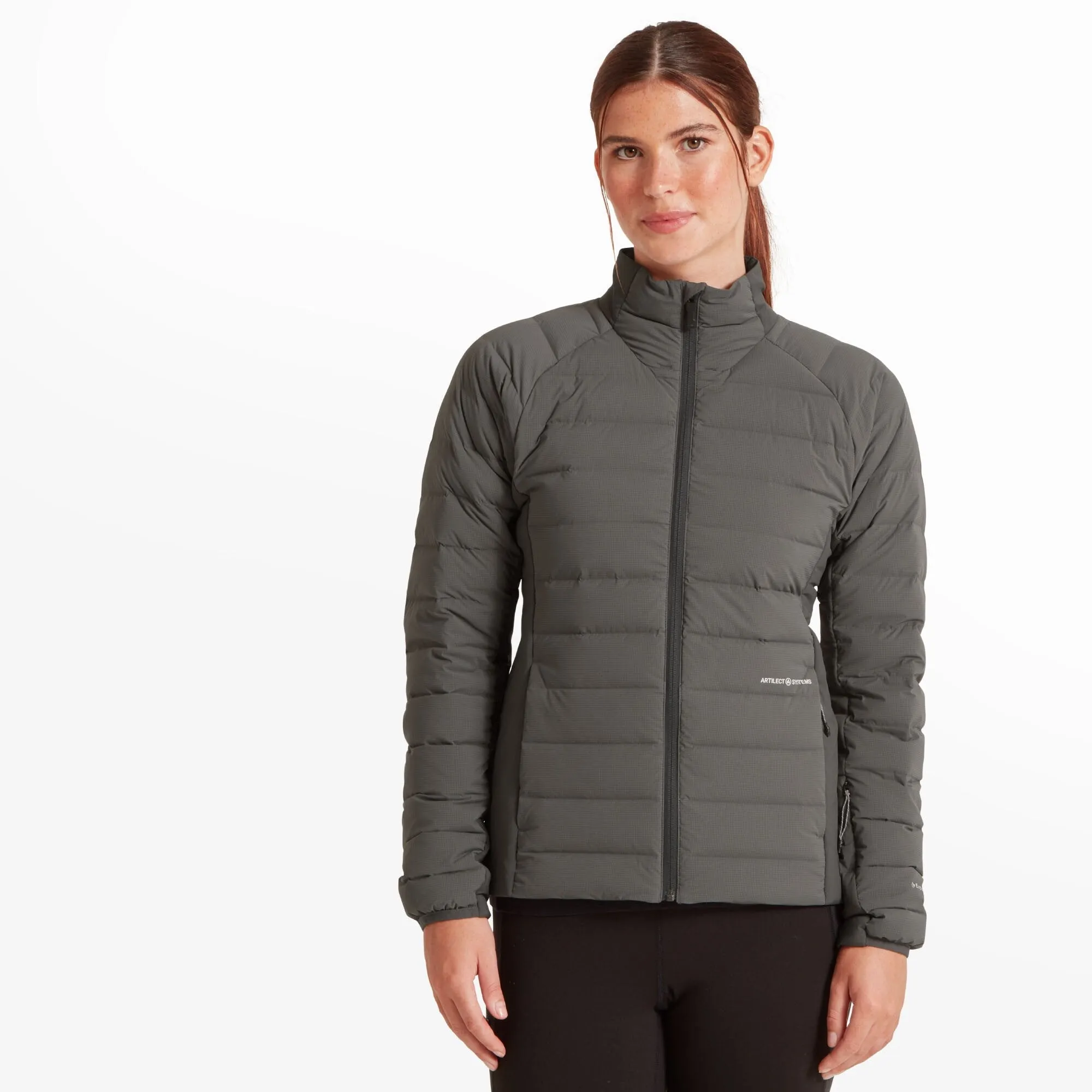 Womens Divide Fusion Stretch Jacket - Ash