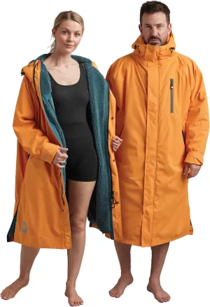 Women's Long Sleeve Waterproof Dry Changing Robe Alter Evo - Bitter Orange