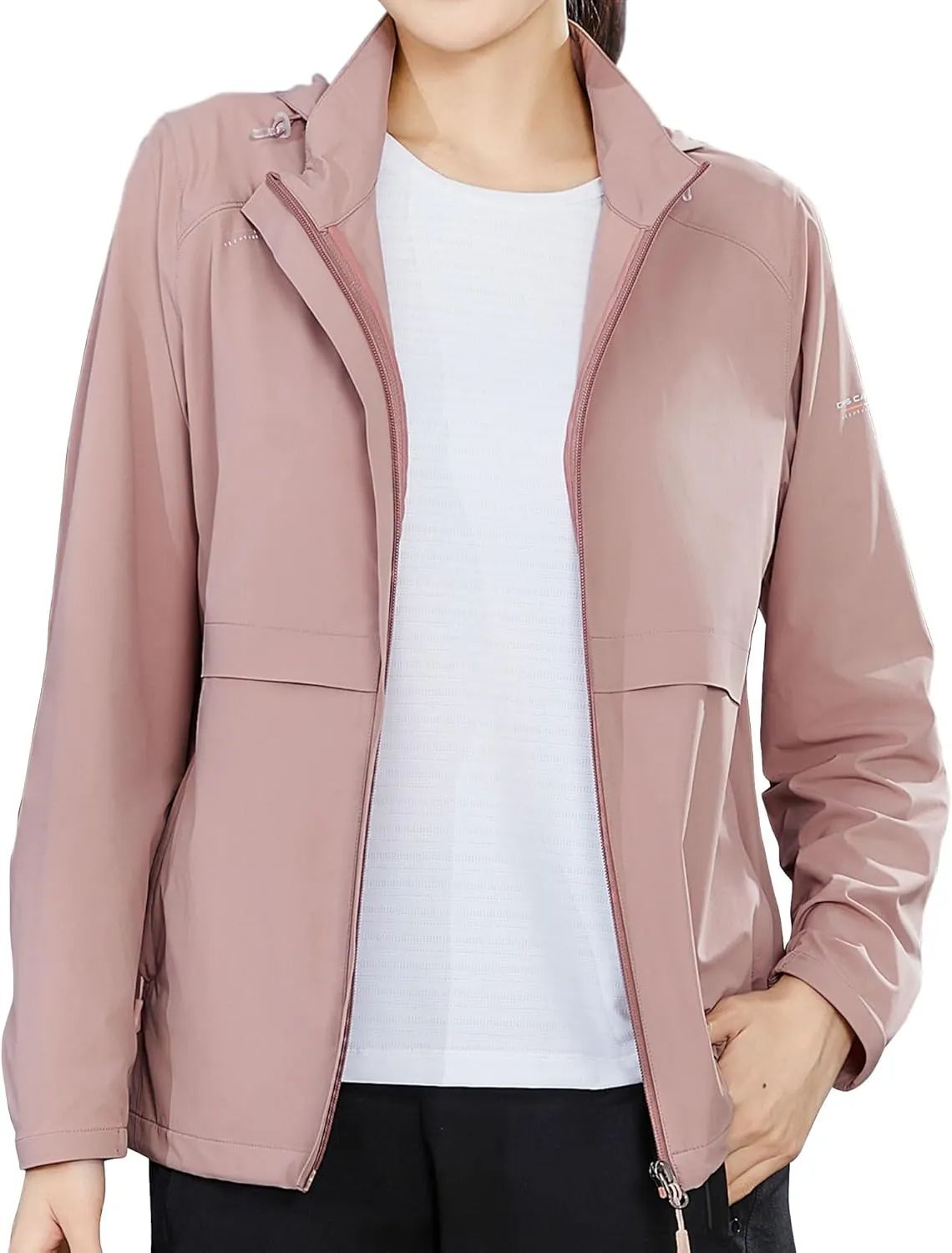 Women's UV Protection Zip-Up Jacket Moisture-Wicking for Tennis Golf Summer Sports
