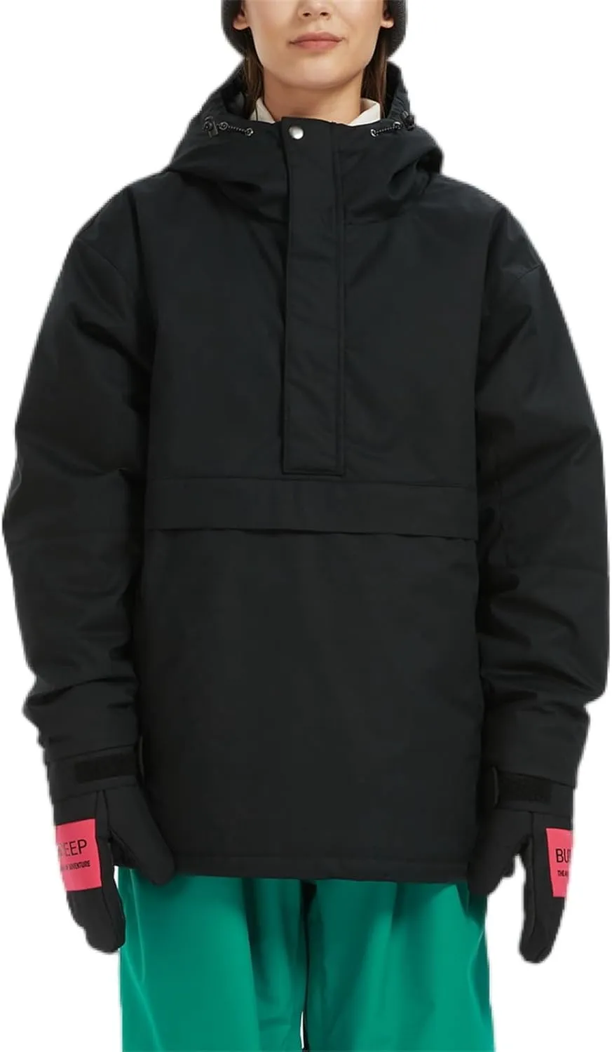 Womens Waterproof Ski Jacket Warm Winter Snow Coat Windbreaker Hooded Thick Snowboard Jacket