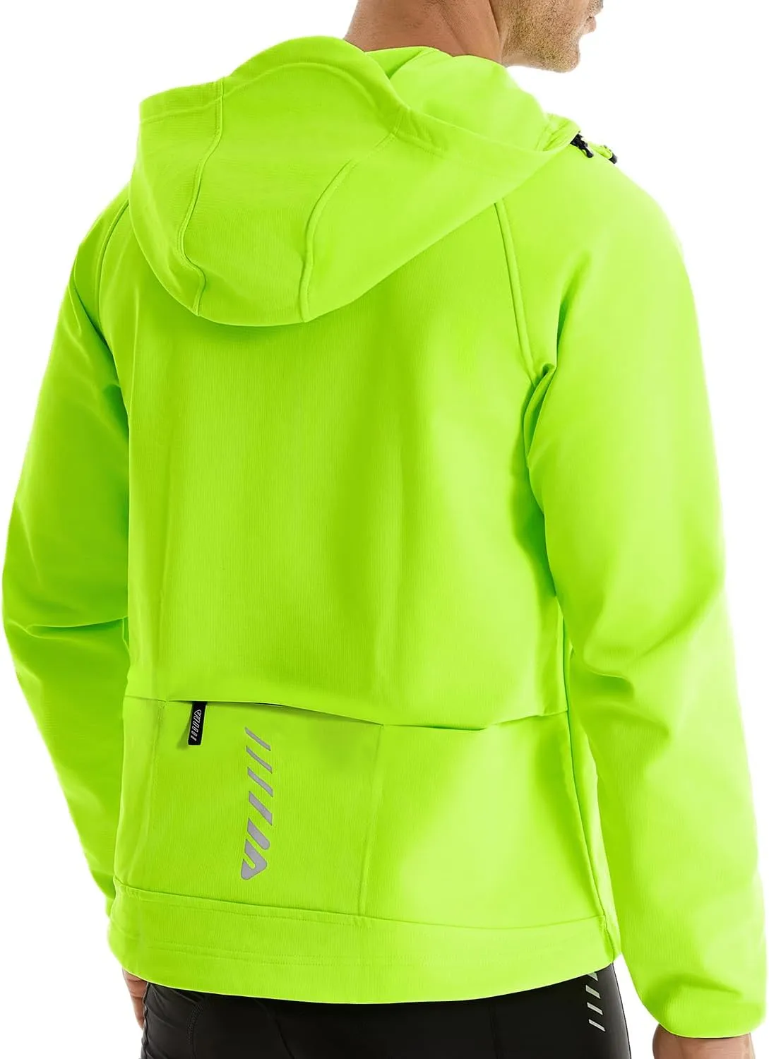 Wulibike Winter Cycling Jackets for Men Waterproof Running Jacket Men Hiking Jacket windproof Unisex Cold Weather Gear