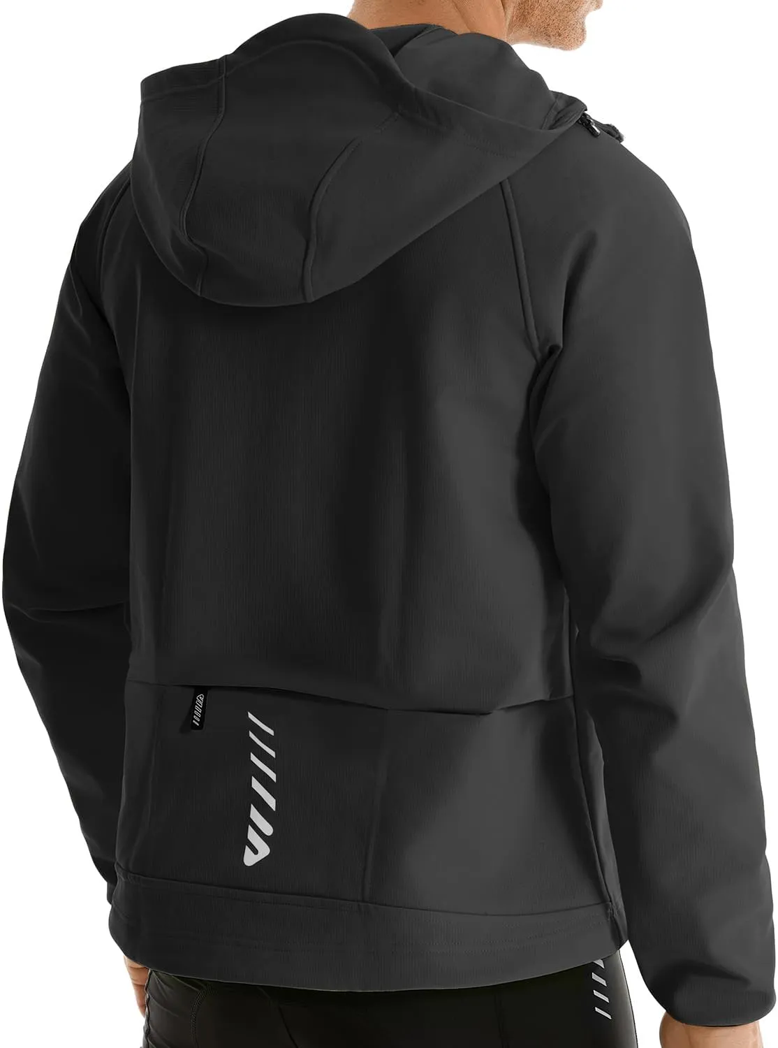 Wulibike Winter Cycling Jackets for Men Waterproof Running Jacket Men Hiking Jacket windproof Unisex Cold Weather Gear