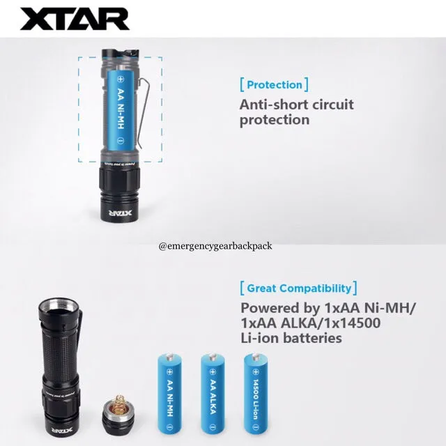 XTAR VENUS WK16 550lm Throw Beam 125m