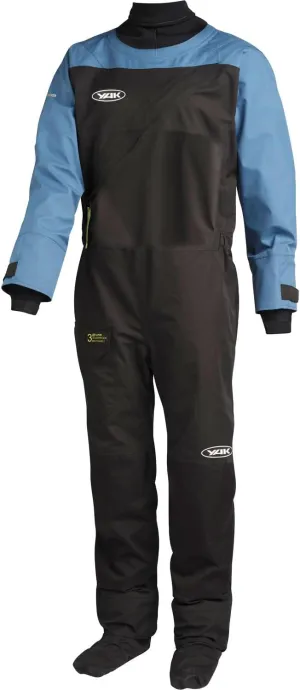 Yak Kayak & Kayaking - Santiam Kayak Drysuit Dry Suit - Blue Black - Thermal Warm Heat Layer Layers Breathable 3 -