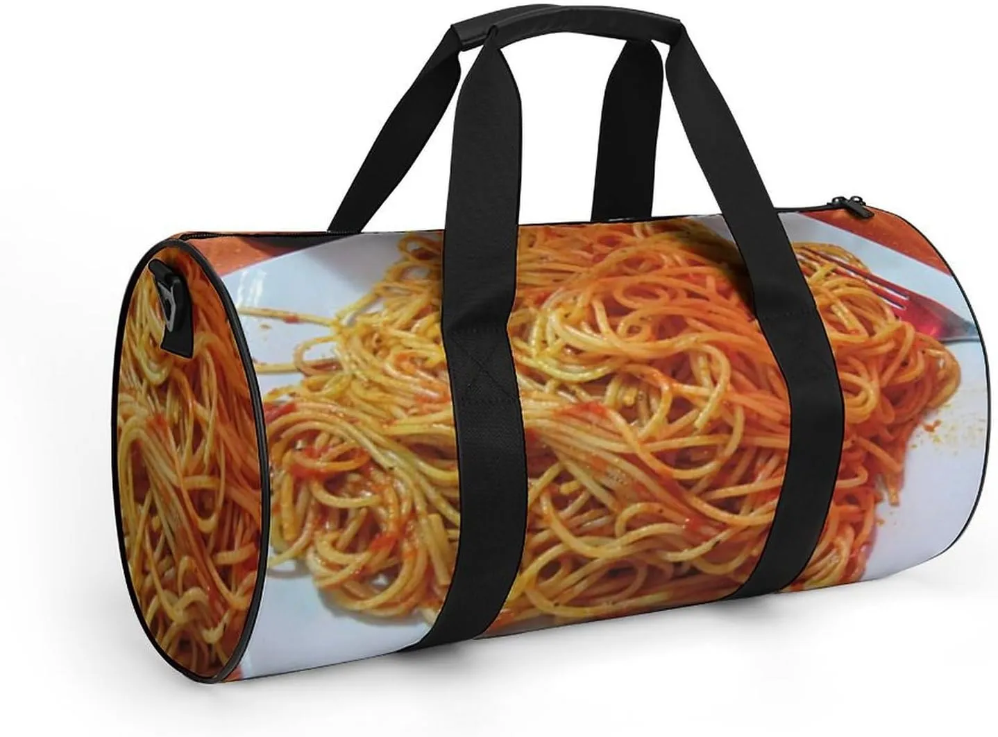Yellow Lemons Pattern Fitness Bag Waterproof And Stain Resistant Suitable for Unisex