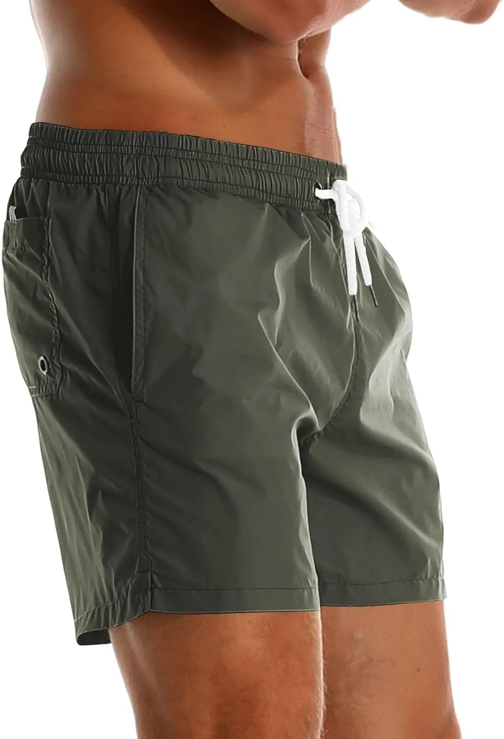YnimioAOX Men's Swim Trunks Quick Dry Beach Shorts Swimwear Bathing Suit