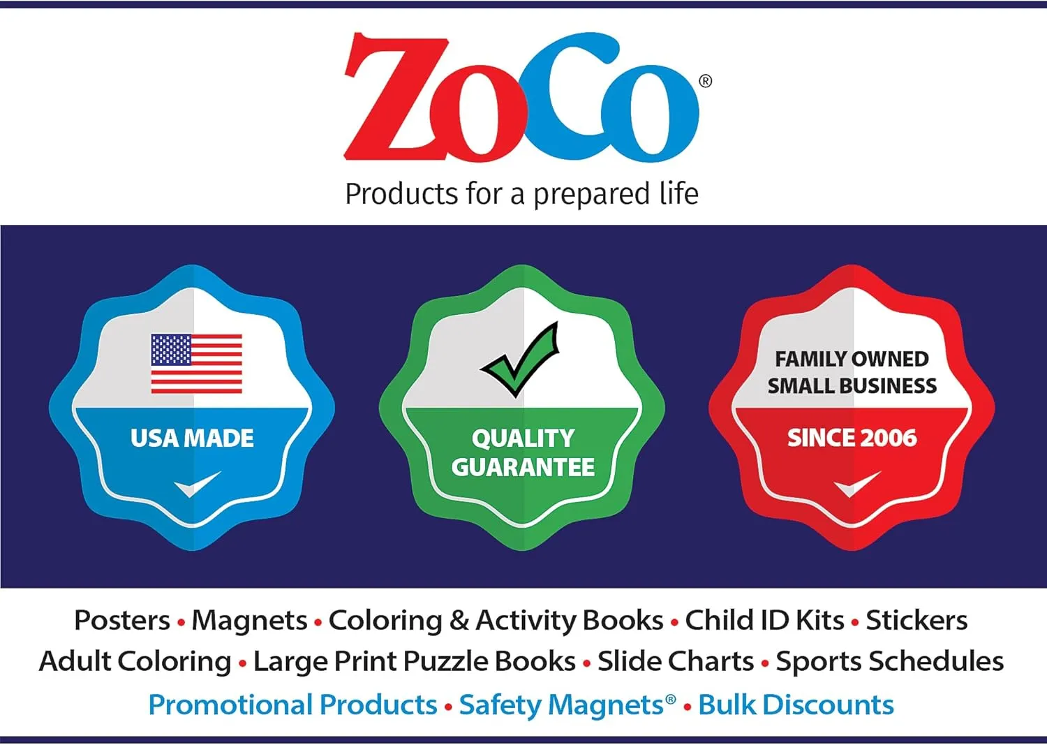 ZOCO - Emergency Call 911 Stickers (400 Count) - Police, Fire Department, EMS Handouts for Kids - 2" Round