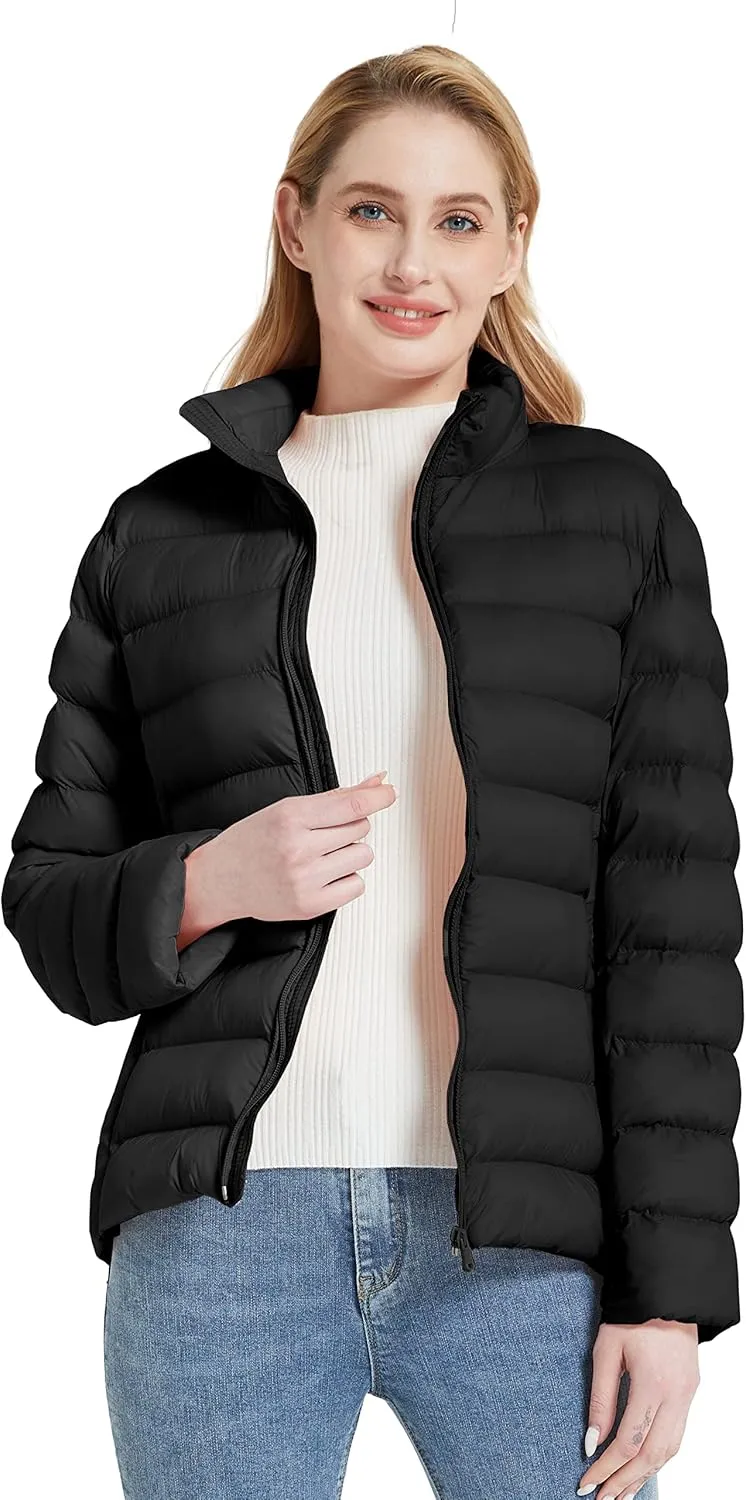 ZSHOW Women's Packable Puffer Jacket Windproof Lightweight Winter Coat