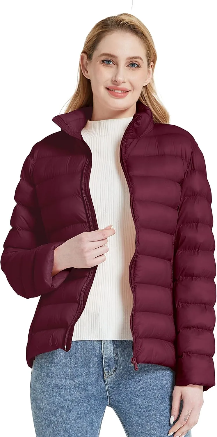 ZSHOW Women's Packable Puffer Jacket Windproof Lightweight Winter Coat