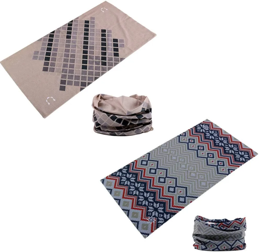 Zupro Men Women Headbands Sun Protection Face Mask Bandana Sports Magic Scarf Neck Gaiter Headwear,for Running Cycling Yoga.