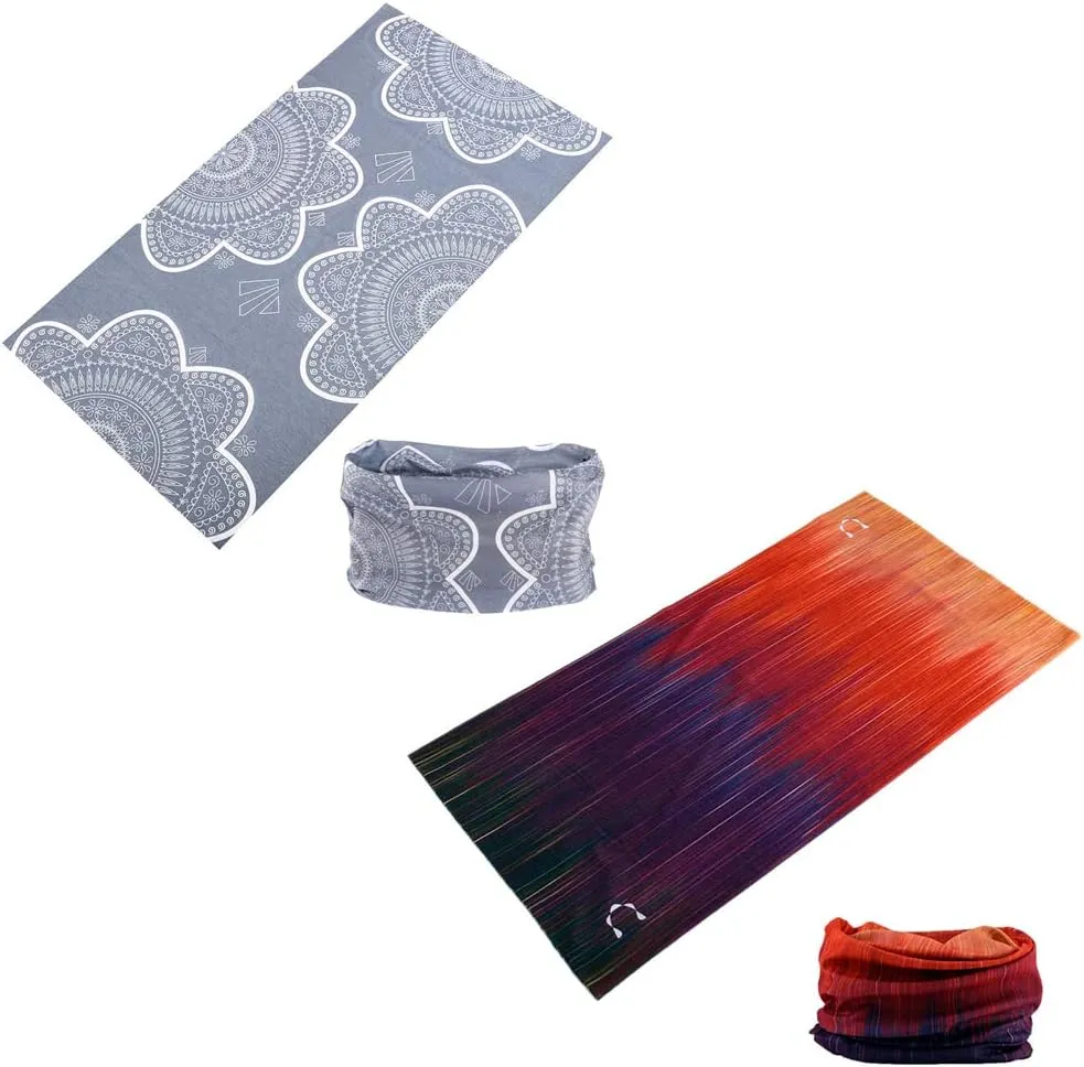 Zupro Men Women Headbands Sun Protection Face Mask Bandana Sports Magic Scarf Neck Gaiter Headwear,for Running Cycling Yoga.
